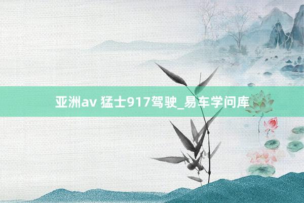 亚洲av 猛士917驾驶_易车学问库